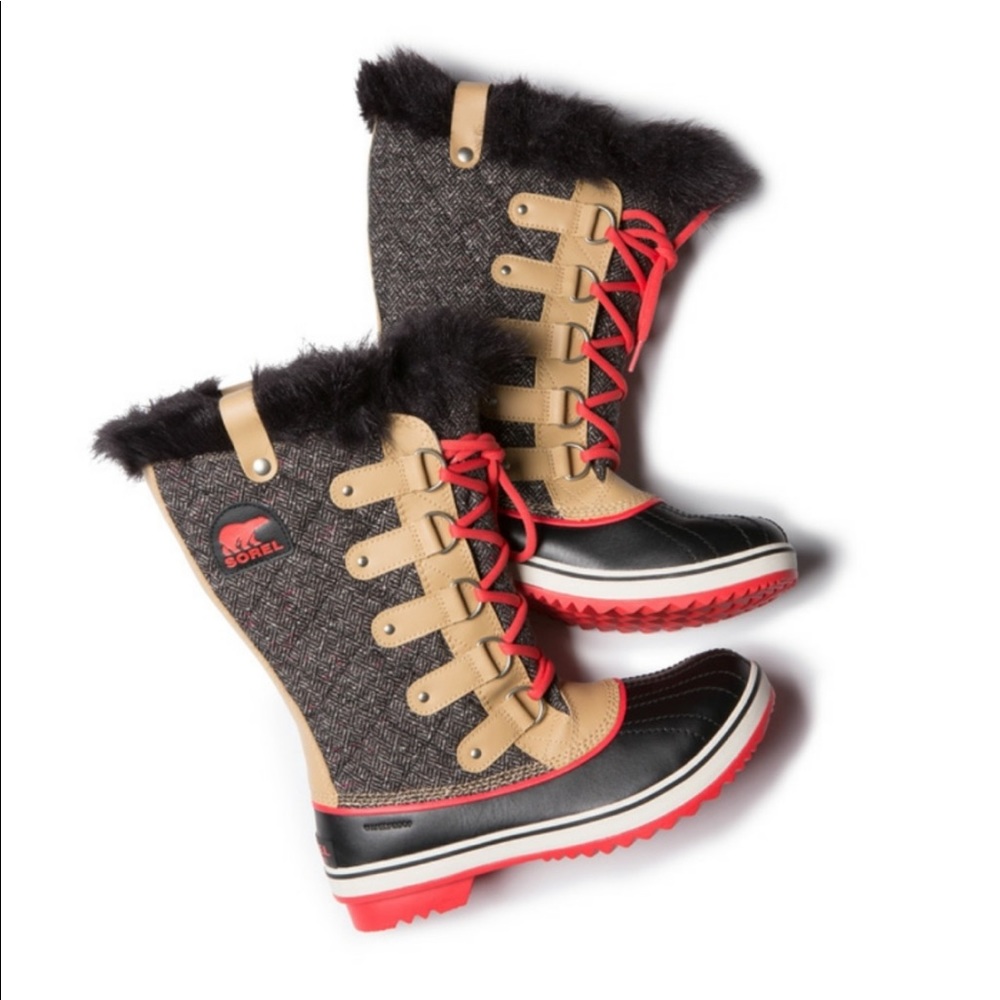 Sorel Torino Herringbone Curry Boots